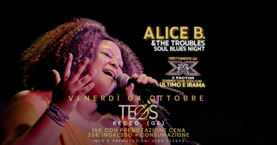 ALICE B. & The Troubles – Soul Blues Night